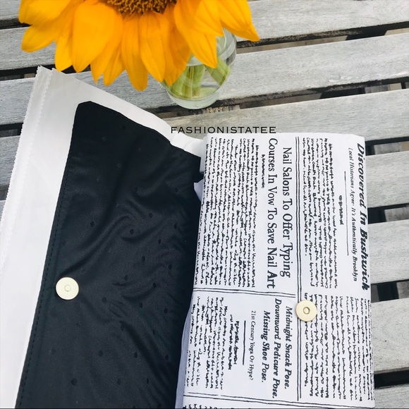 Kate spade newspaper Brooklyn clutch glitzy ritzy - Picture 6 of 8